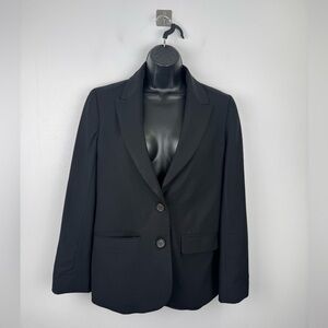 J.Crew Women Sommerset Black Wool Blazer Size 4